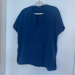 Vince silk blue top